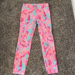 Lilly Pulitzer, Kelly Skinny Ankle Pants, Sz 0